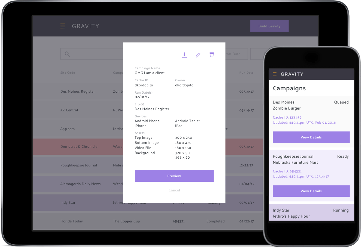 gravity-management-system